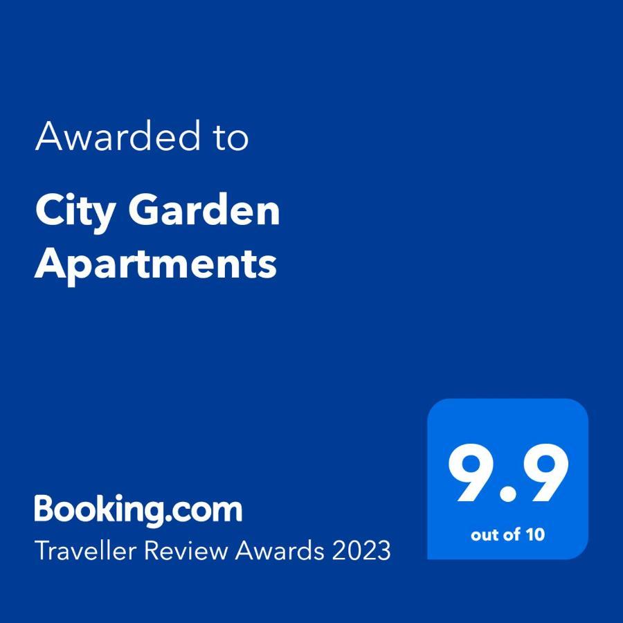 City Garden Apartments Bukarest Eksteriør billede